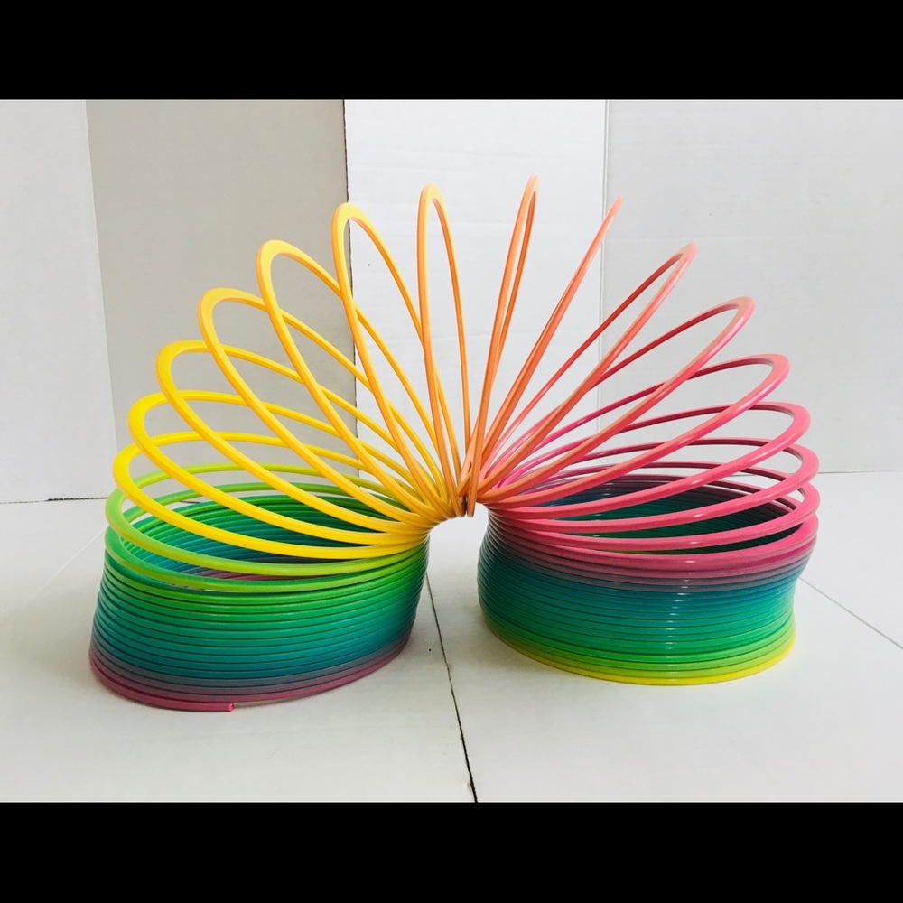 GIANT Rainbow Slinky